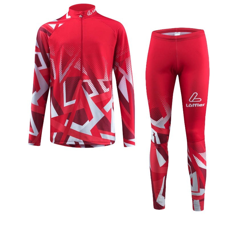 Löffler combinaison ski de fond WorldCup 2023 rouge (pour enfants)